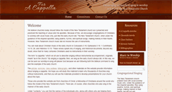 Desktop Screenshot of foracappella.org