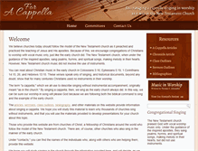 Tablet Screenshot of foracappella.org